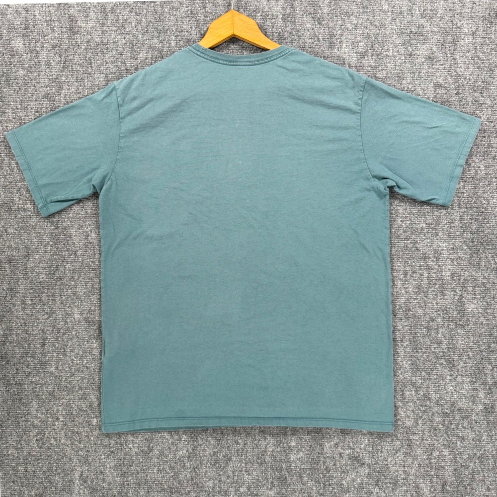 Patagonia Applied Imagination T-Shirt Men's Medium Green Organic Cotton Graphic - Picture 2 of 11